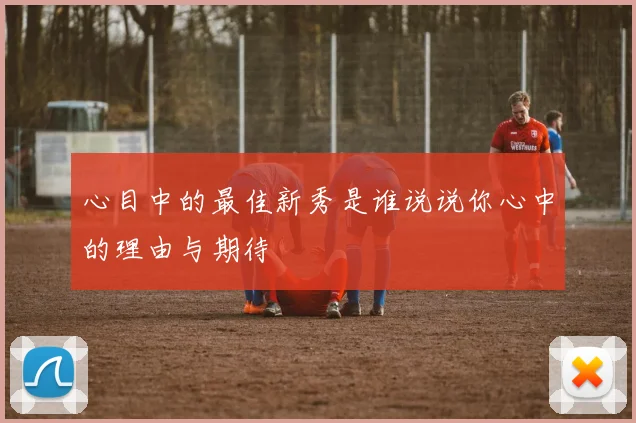 心目中的最佳新秀是谁说说你心中的理由与期待